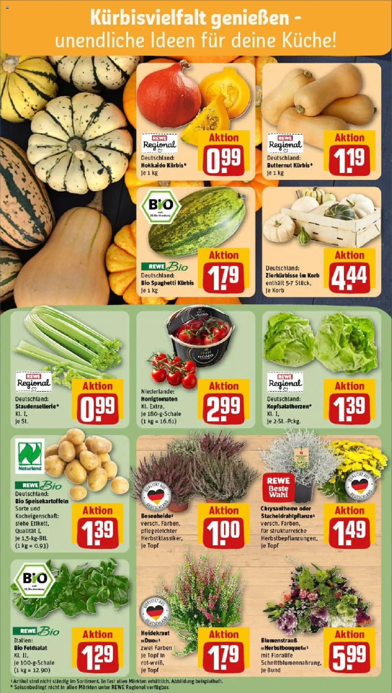 Rewe prospekt Urbach	 – gültig ab 06.10.2025 | Seite: 7 | Produkte: Korb, Küche, Kürbis