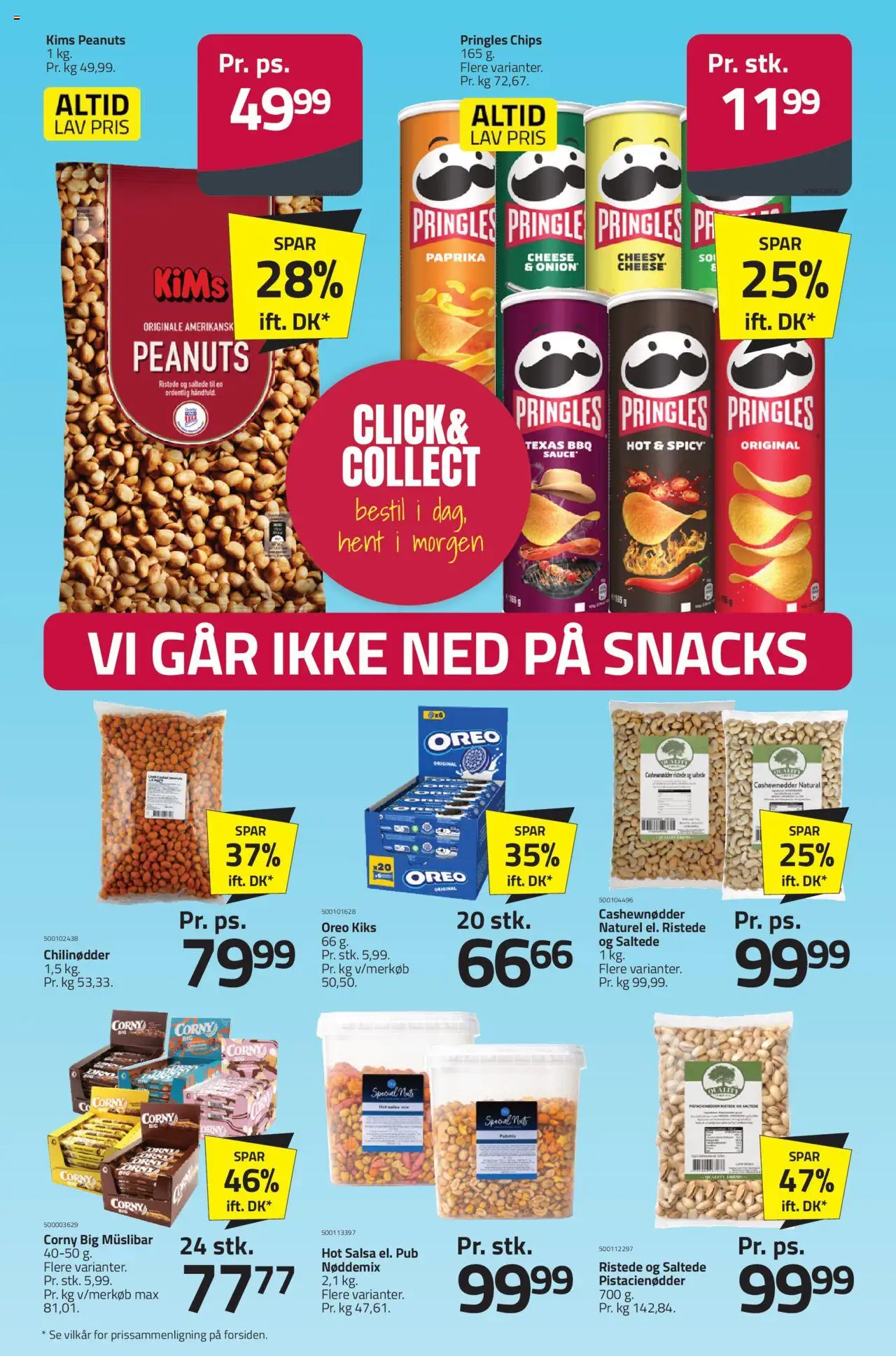 Fleggaard Tilbudsavis gyldig fra 09.07.2025 | Side: 27 | Produkter: Peanuts, Cashewnødder, Oreo, Paprika