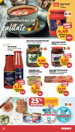 Ofertele PENNY valabile de la 15.04.2026 | Pagină: 11 | Produse: Măsline, Oțet, Roșii, Castraveți