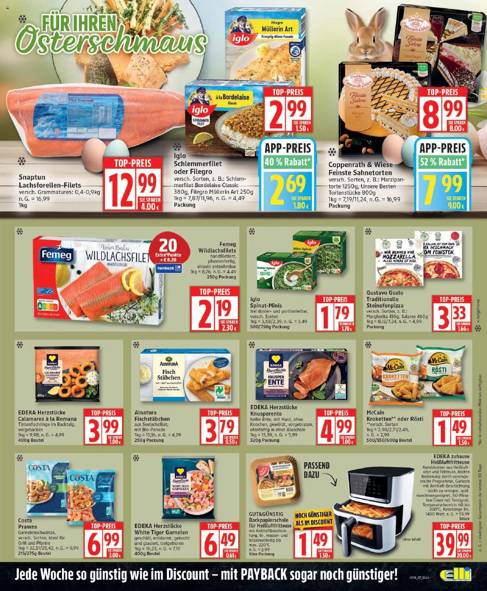 Elli Markt Prospekt Schloß Holte – gültig ab 30.03.2026 | Seite: 7 | Produkte: Top, Ofen, Garnelen, Ente