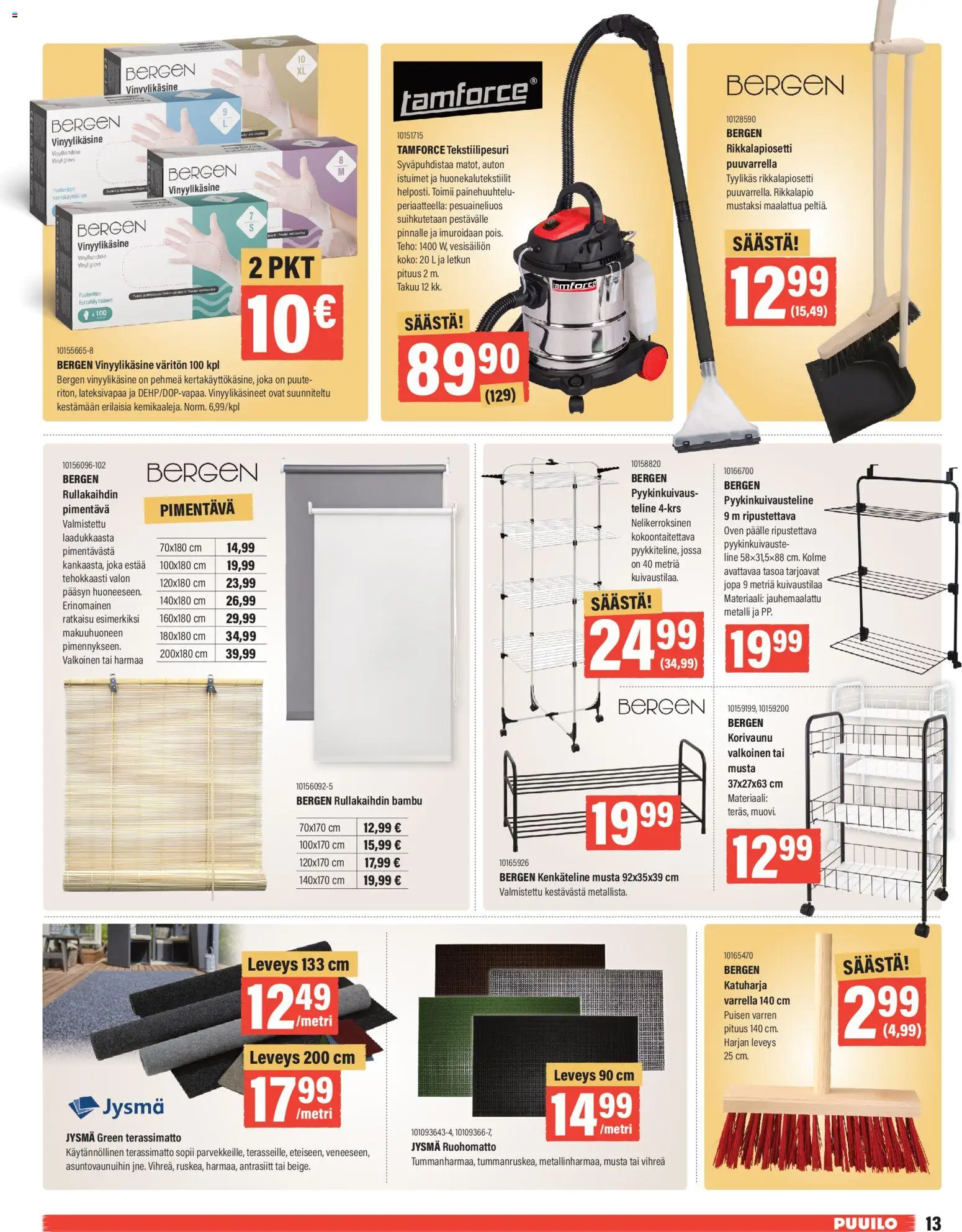 Puuilo tarjoukset – voimassa 30.03.2026 alkaen | Sivu: 13 | Tuotteet: Rikkalapio