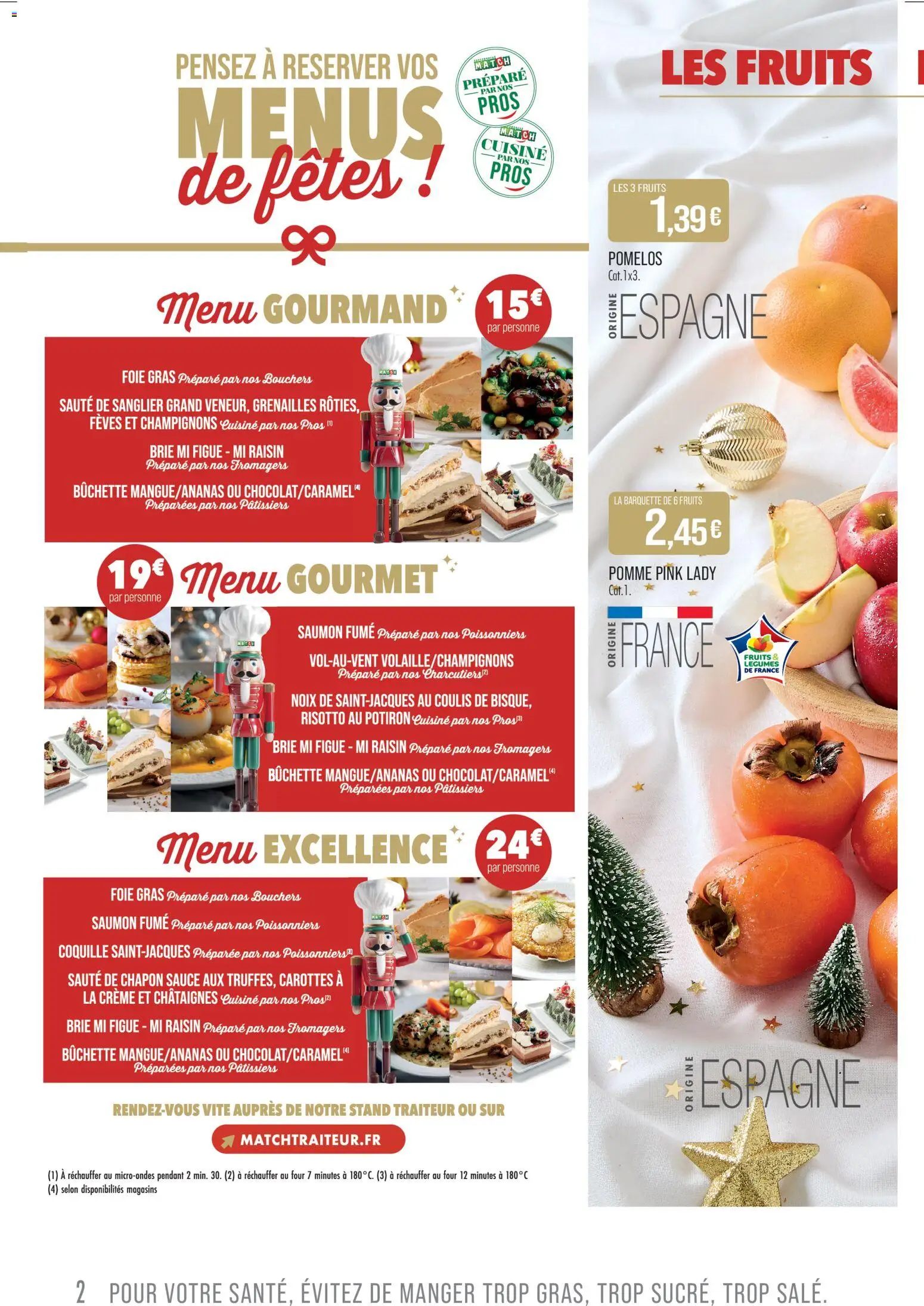 {H1} | Page: 2 | Produits: Pomme, Potiron, Saumon fumé, Saumon