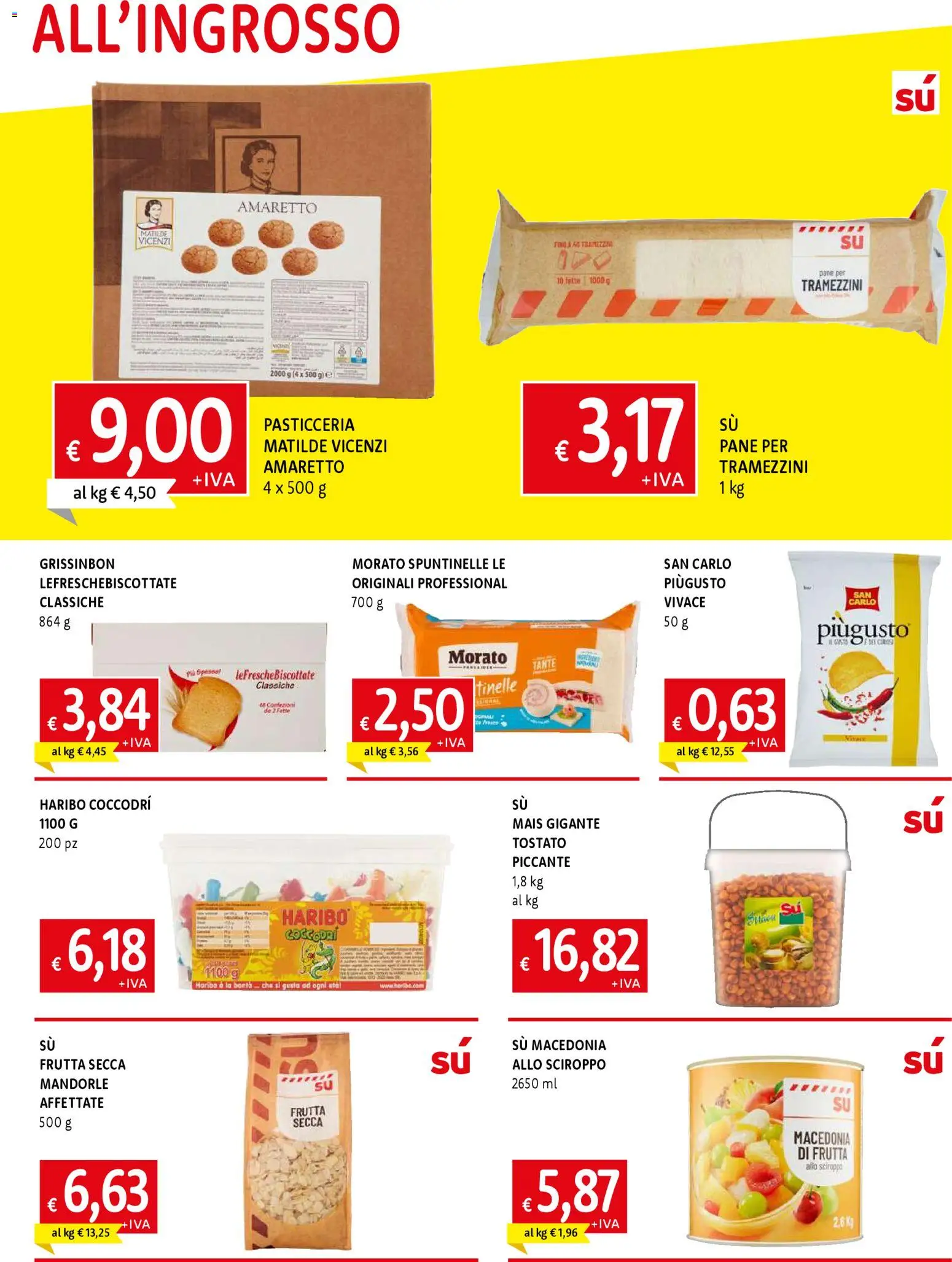Volantino Famila del 08.01.2026 | Pagina: 5 | Prodotti: Pane, Mandorle, Mais, Macedonia