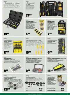 Tokmanni-mainoslehti voimassa 01.11.2025 alkaen | Sivu: 77 | Tuotteet: Ruuvimeisseli, Pora