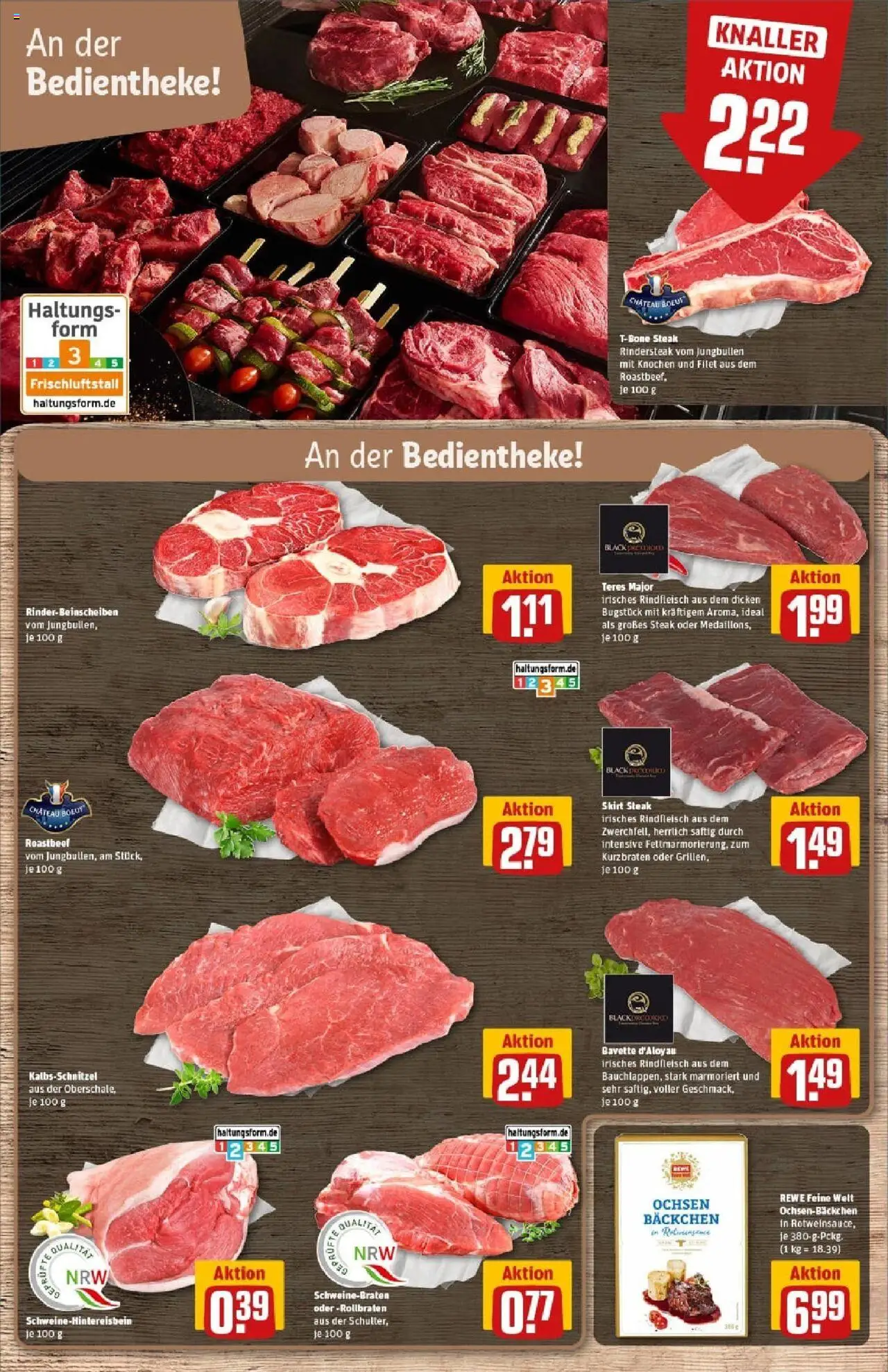 Rewe prospekt Bielefeld	 – gültig ab 19.10.2025 | Seite: 11 | Produkte: Roastbeef, Rindfleisch, Steak
