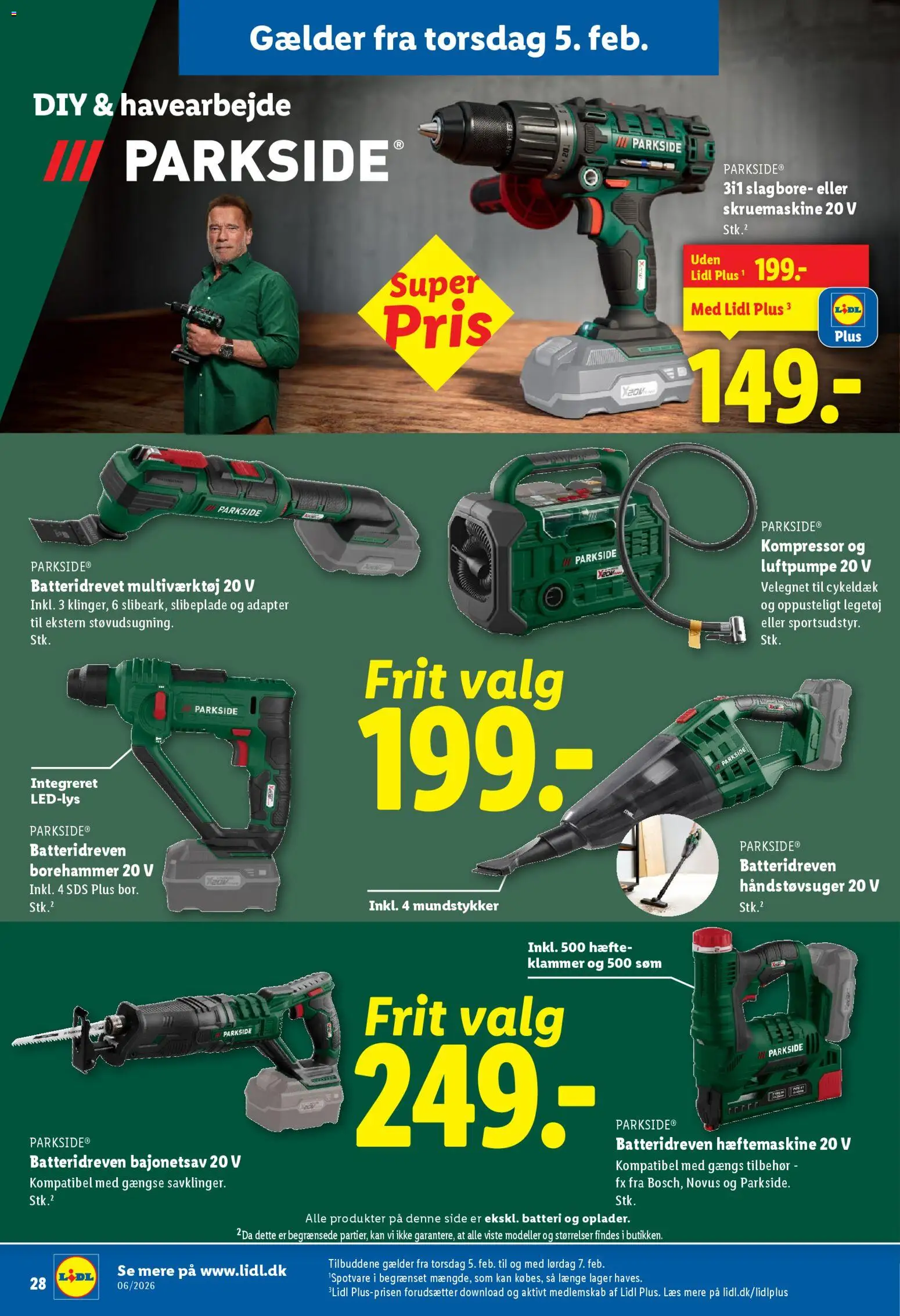 Lidl tilbudsavis – gyldig fra 01.02.2026 | Side: 7 | Produkter: Søm, Batteri