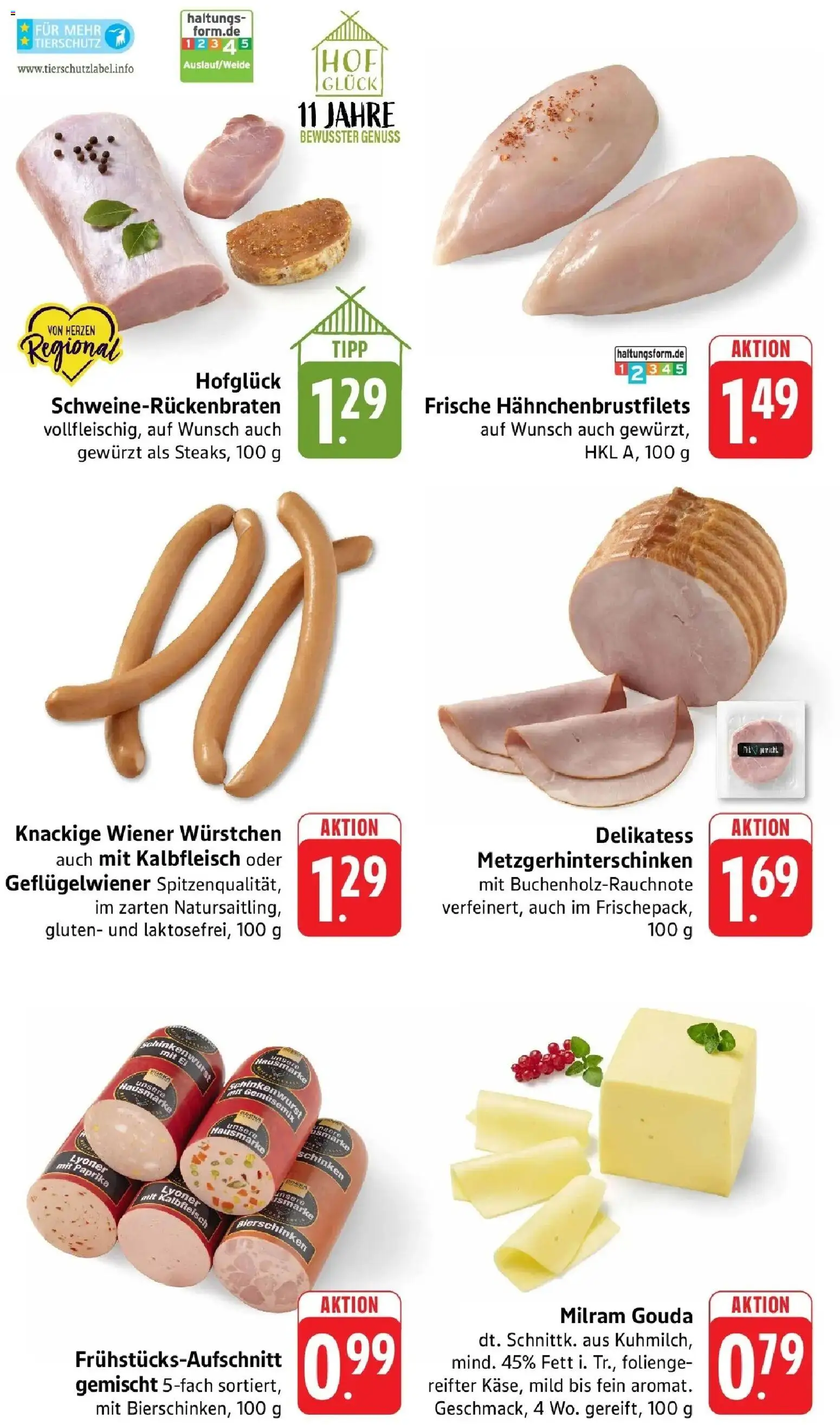 Angebote – gültig ab 20.04.2026 | Seite: 3 | Produkte: Wiener wurstchen, Paprika, Milram, Schinken