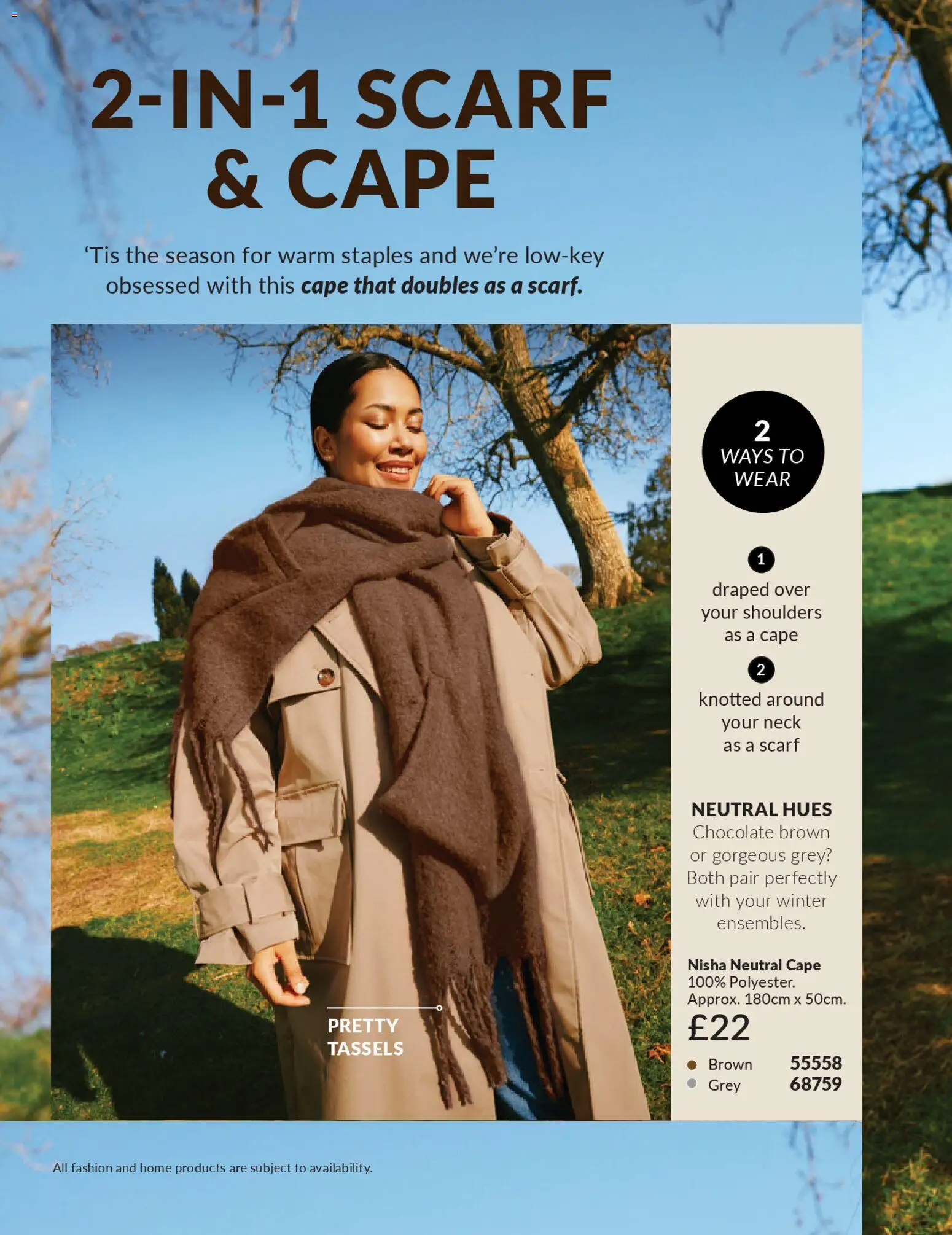 {H1} | Page: 101 | Products: Chocolate, Scarf