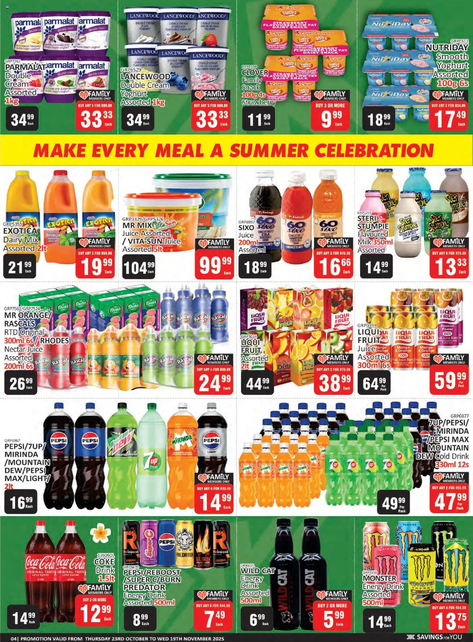 New KIT KAT Cash & Carry catalogue – valid from 23.10.2025 | Page: 4 | Products: Light, Chocolate, Juice, Mango