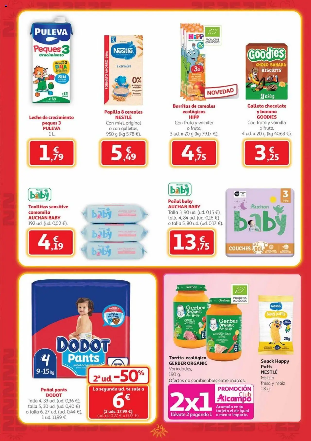 Alcampo - Canarias │ válido desde el 09.10.2025 | Página: 34 | Productos: Δοχείο φοντί, Leche, Cereales, Té