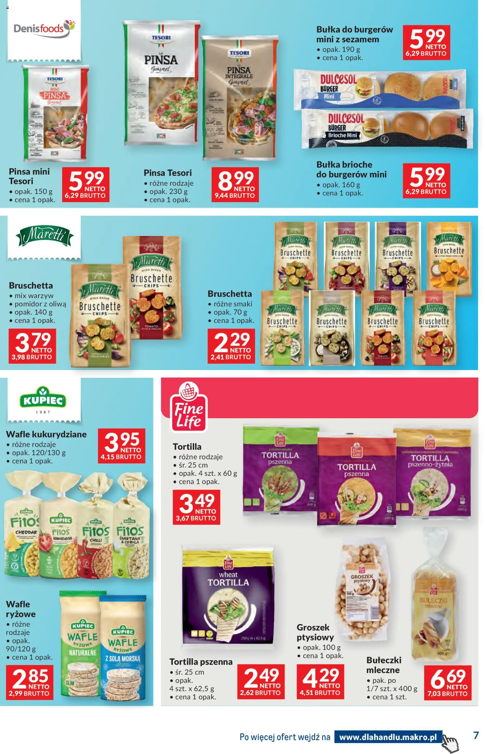 Makro gazetka - Dystrybucja do sklepów od 14.04.2026 | Strona: 7 | Produkty: Bruschetta, Śmietana, Pinsa, Cheddar