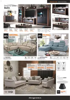 Vitorog akcija  - pregled Vitorog kataloga - važi od 08.01.2026 | Strana: 3 | Proizvode: Fotelja, Sto, Trosed, Dvosed