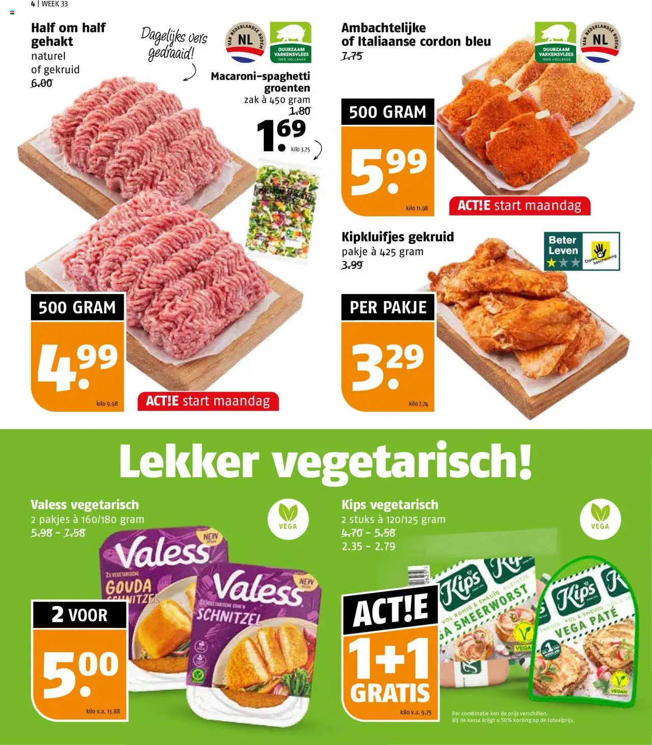  | Pagina: 4 | Producten: Varkensvlees, Kan, Schnitzel, Gouda