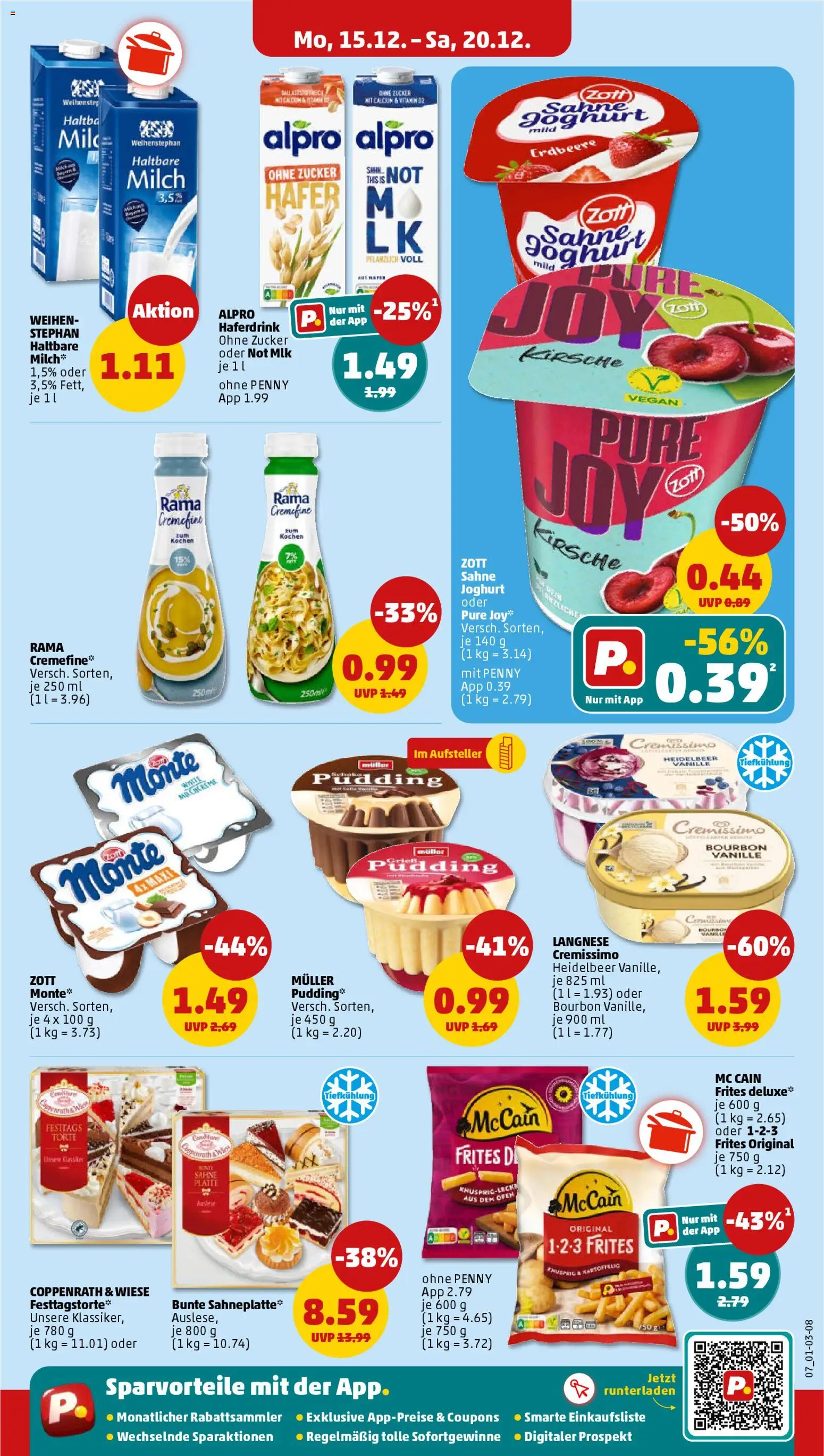 Penny Prospekt 	 – gültig ab 15.12.2025 | Seite: 11 | Produkte: Rama cremefine, McCain, Zucker, Bourbon