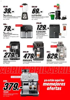 Vista previa Media Markt folleto válido desde el 06.04.2026 | Página: 7 | Productos: Leche, Café, Cafetera, Freidora