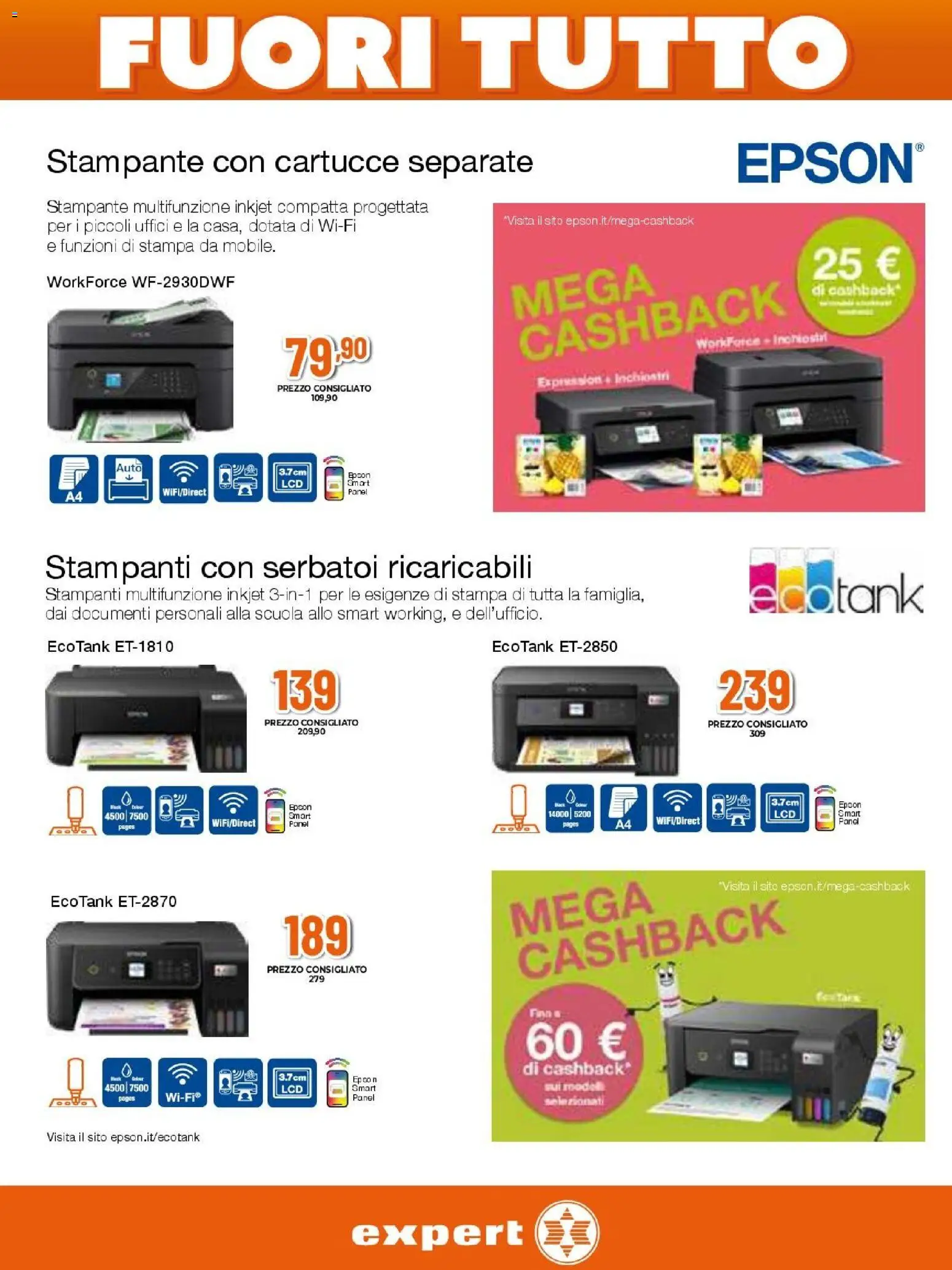 Volantino Expert del 27.12.2025 | Pagina: 19 | Prodotti: Stampante, Stampa