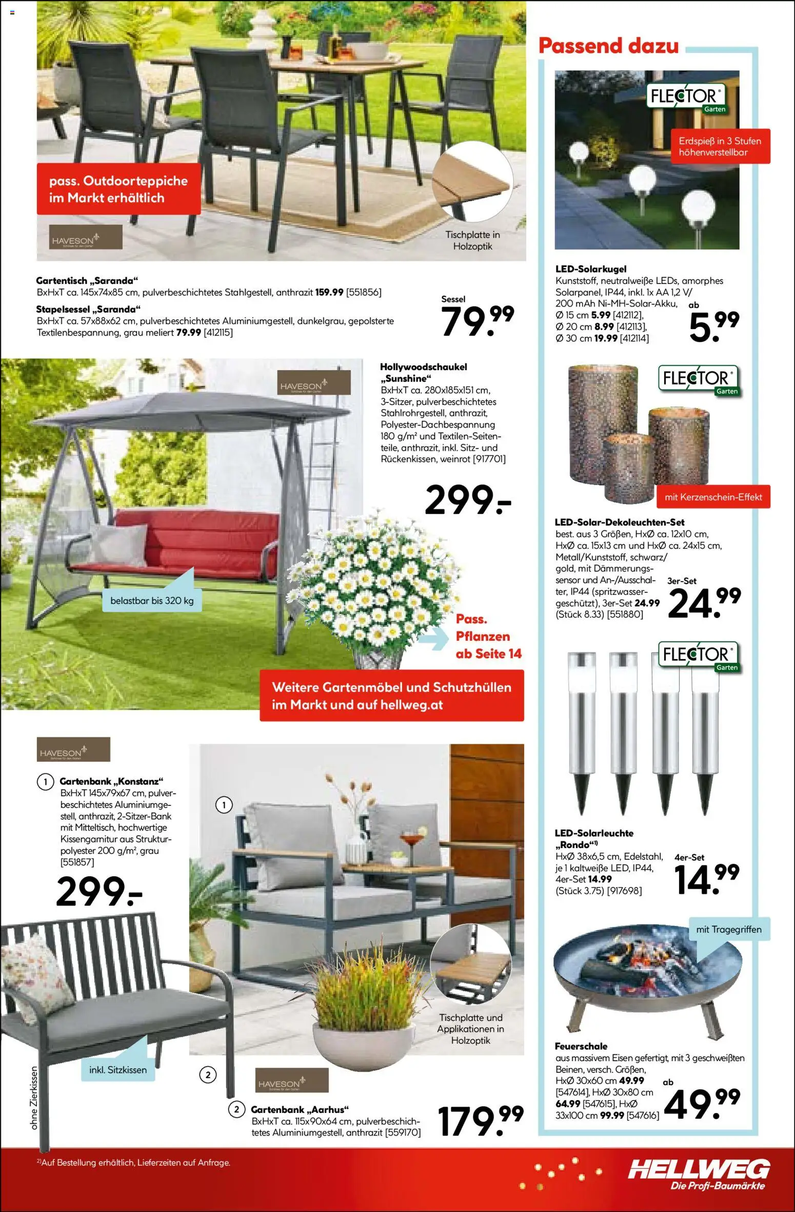 HELLWEG Flugblatt gültig ab 23.04.2026 | Seite: 3 | Produkte: Sessel, Gartenmöbel