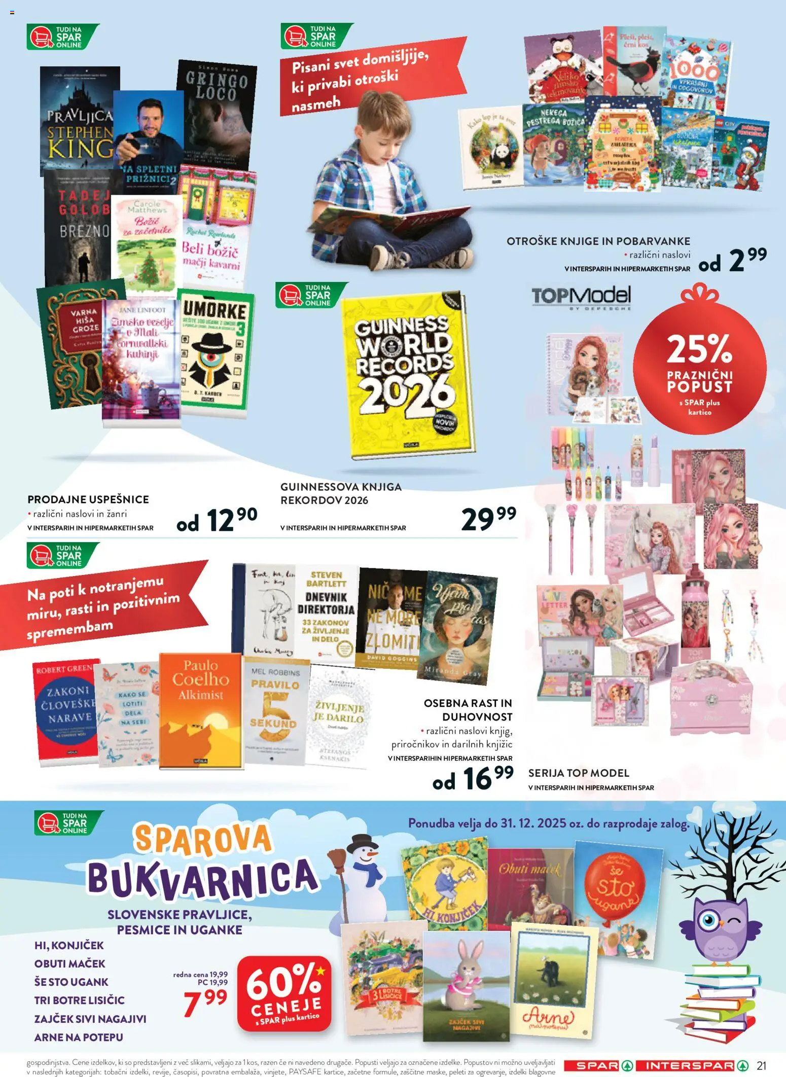 Novi Spar katalog ponudbe – veljaven od 26.11.2025 | Stran: 21