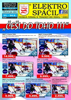 Náhled letáku Elektro Spáčil leták od 11.02.2026