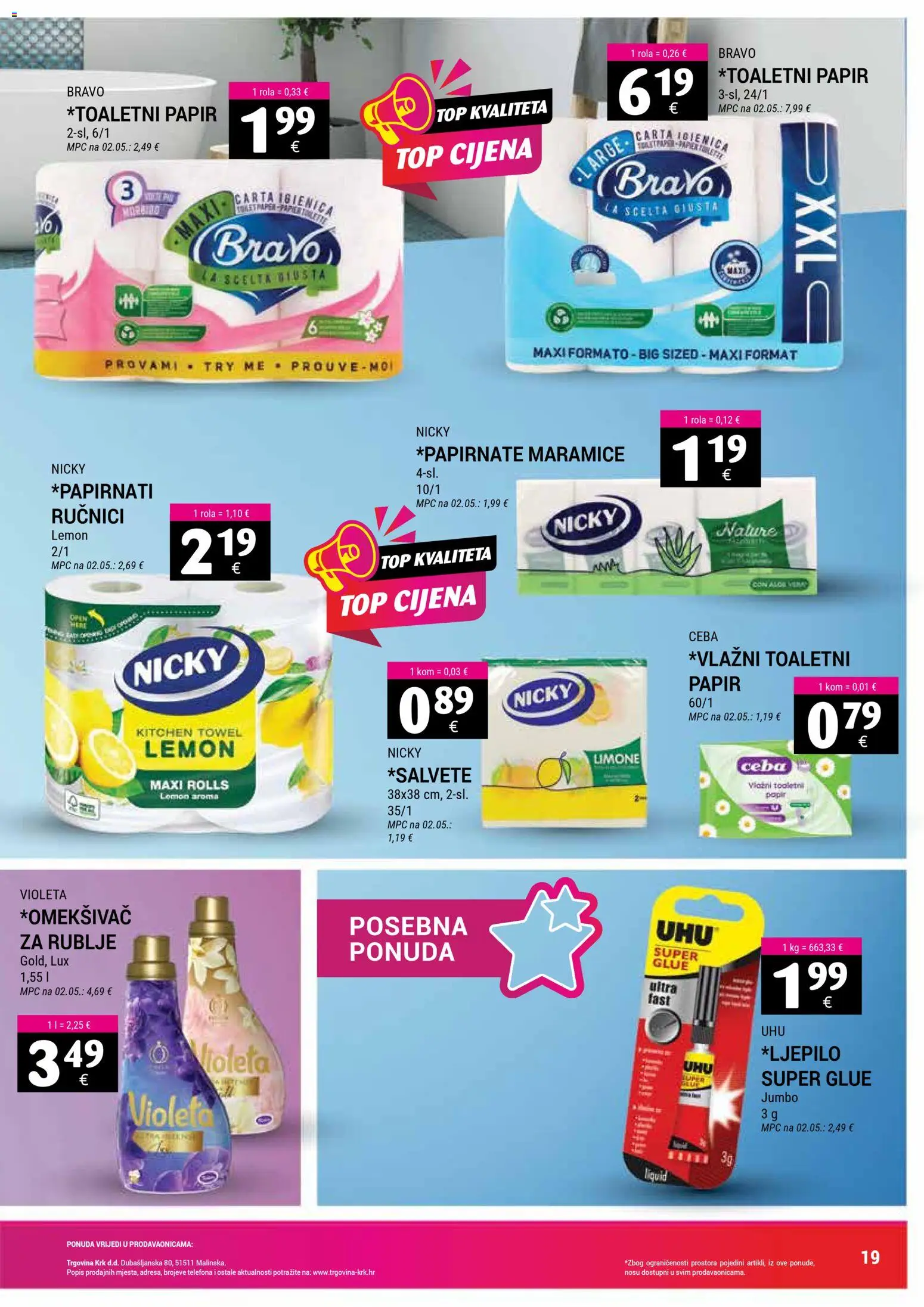 Trgovina Krk katalog | vrijedi od 01.11.2025 | Stranica: 19 | Proizvodi: Violeta