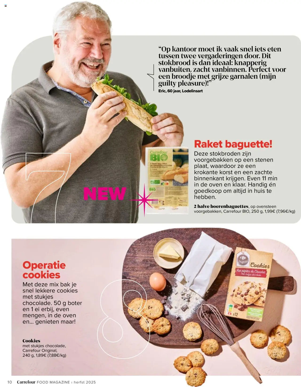 {H1} | Pagina: 10 | Producten: Baguette, De oven, Kekszek, Boter