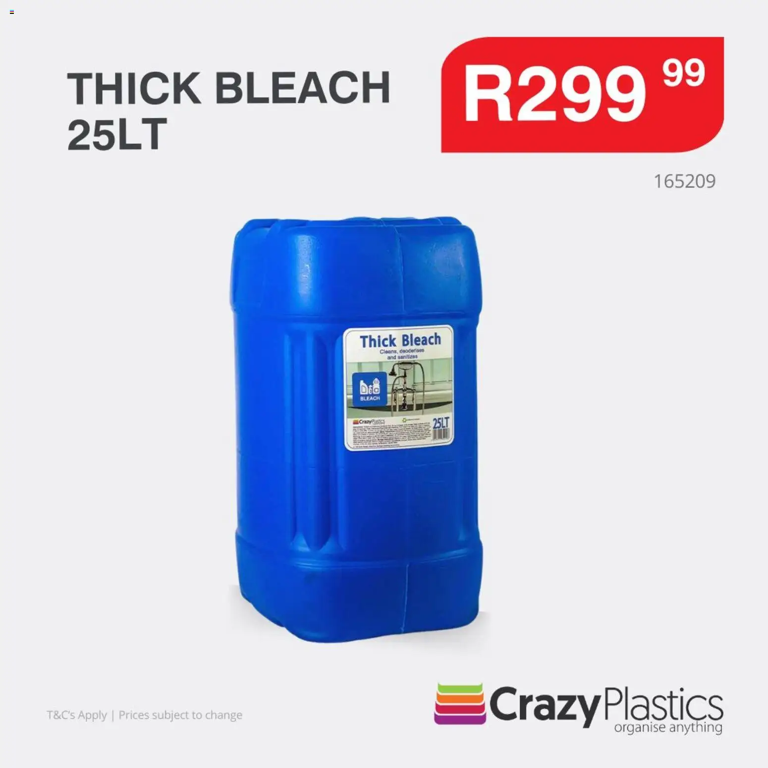 New Crazy Plastics catalogue – valid from 14.03.2026 | Page: 5 | Products: Bleach