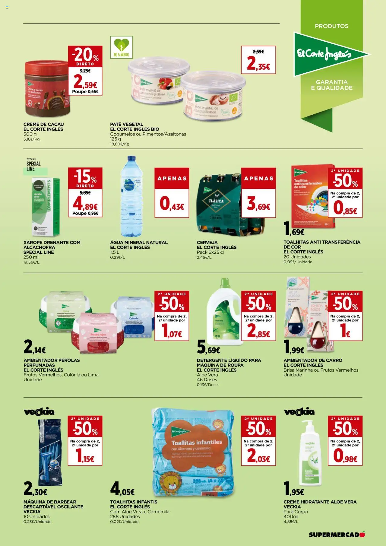 El Corte Ingles folheto │ válido de 05.09.2025 | Página: 31 | Produtos: Agua, Máquina de barbear, Detergente, Água mineral