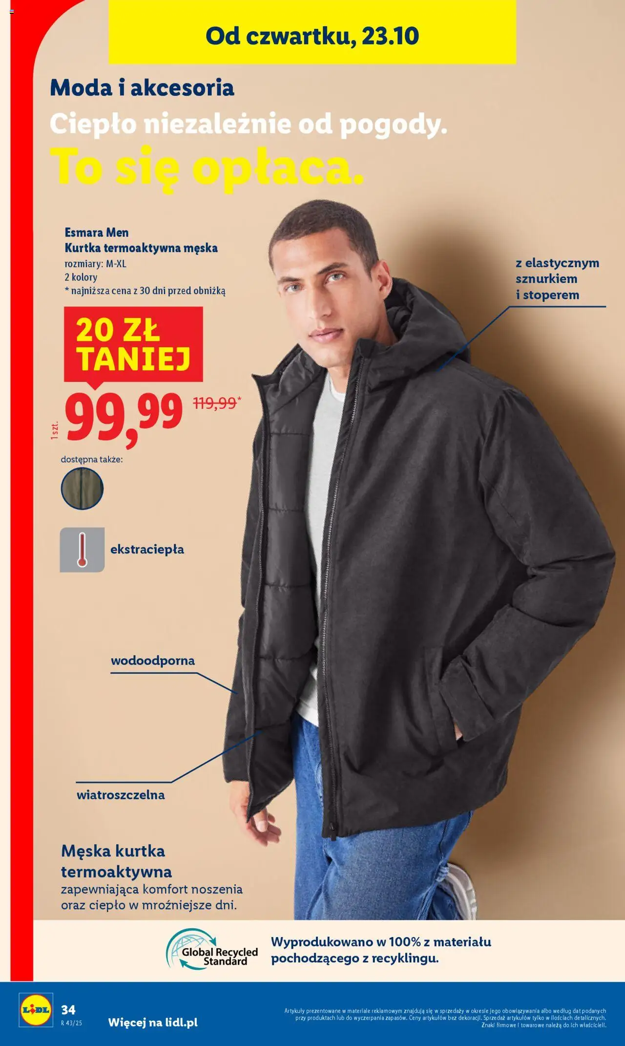 Lidl Katalog od 20.10.2025 | Strona: 38 | Produkty: Kurtka
