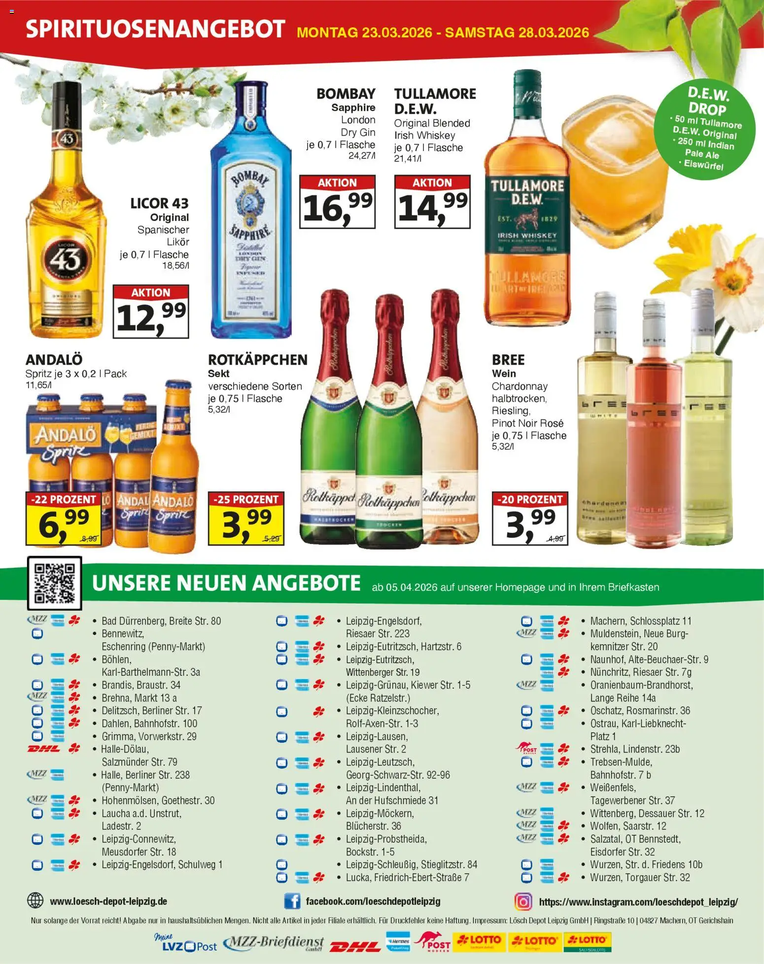 Lösch Depot Prospekt – gültig ab 23.03.2026 | Seite: 4 | Produkte: Sprite, Bad, Bree, Wein