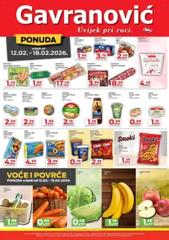 Katalog Gavranović - Pregled kataloga iz trgovine Gavranović, vrijedi od 12.02.2026 | Stranica: 2