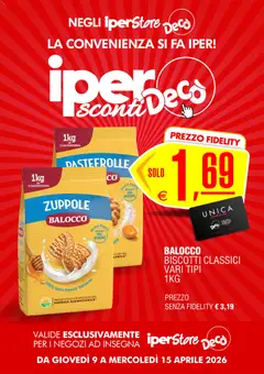 Anteprima del volantino Decò volantino iperStore web Sicilia valido a partire dal 09.04.2026