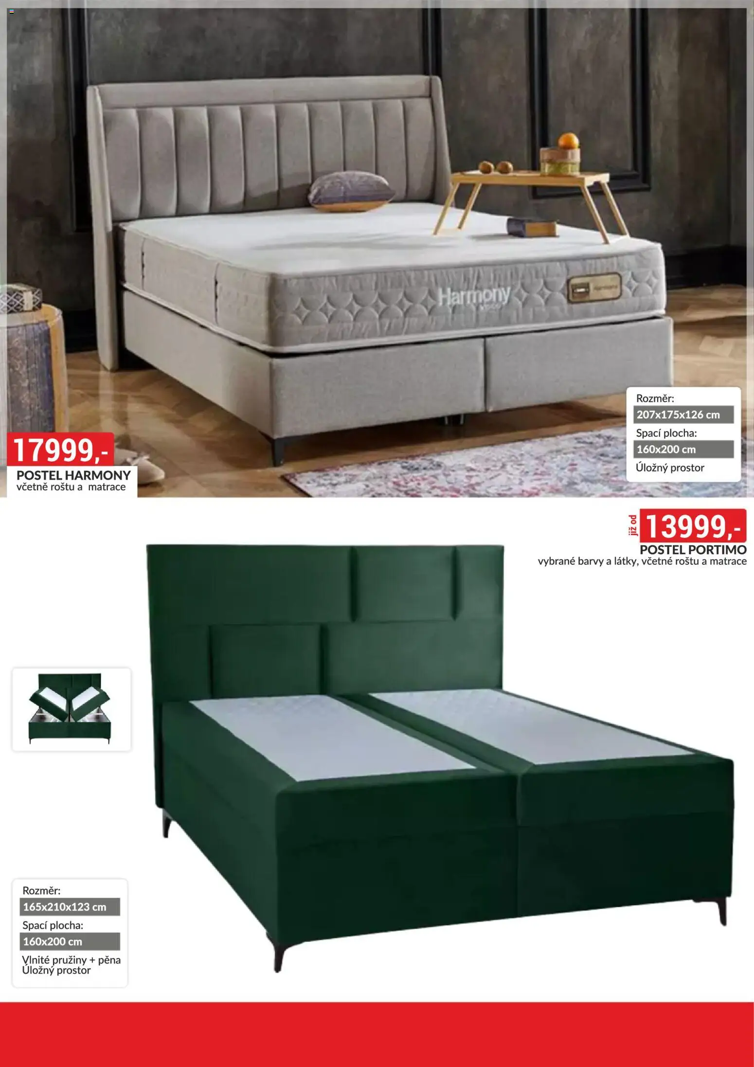 BAUMAX leták - Objevte svět nábytku od 01.04.2026 | Strana: 36 | Produkty: Postel, Matrace, Barvy