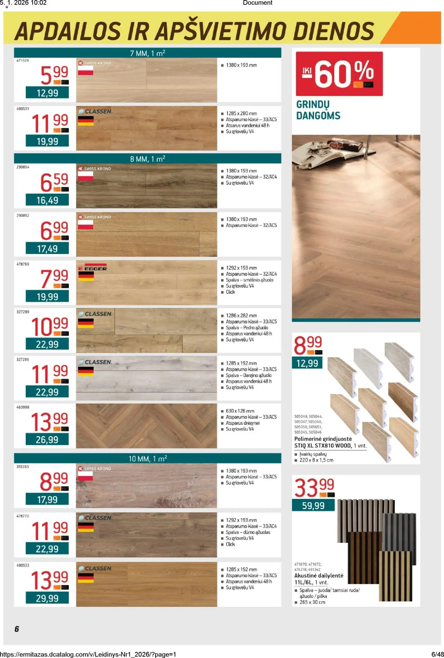 ERMITAŽAS akcijos nuo 05.01.2026 | Puslapis: 6