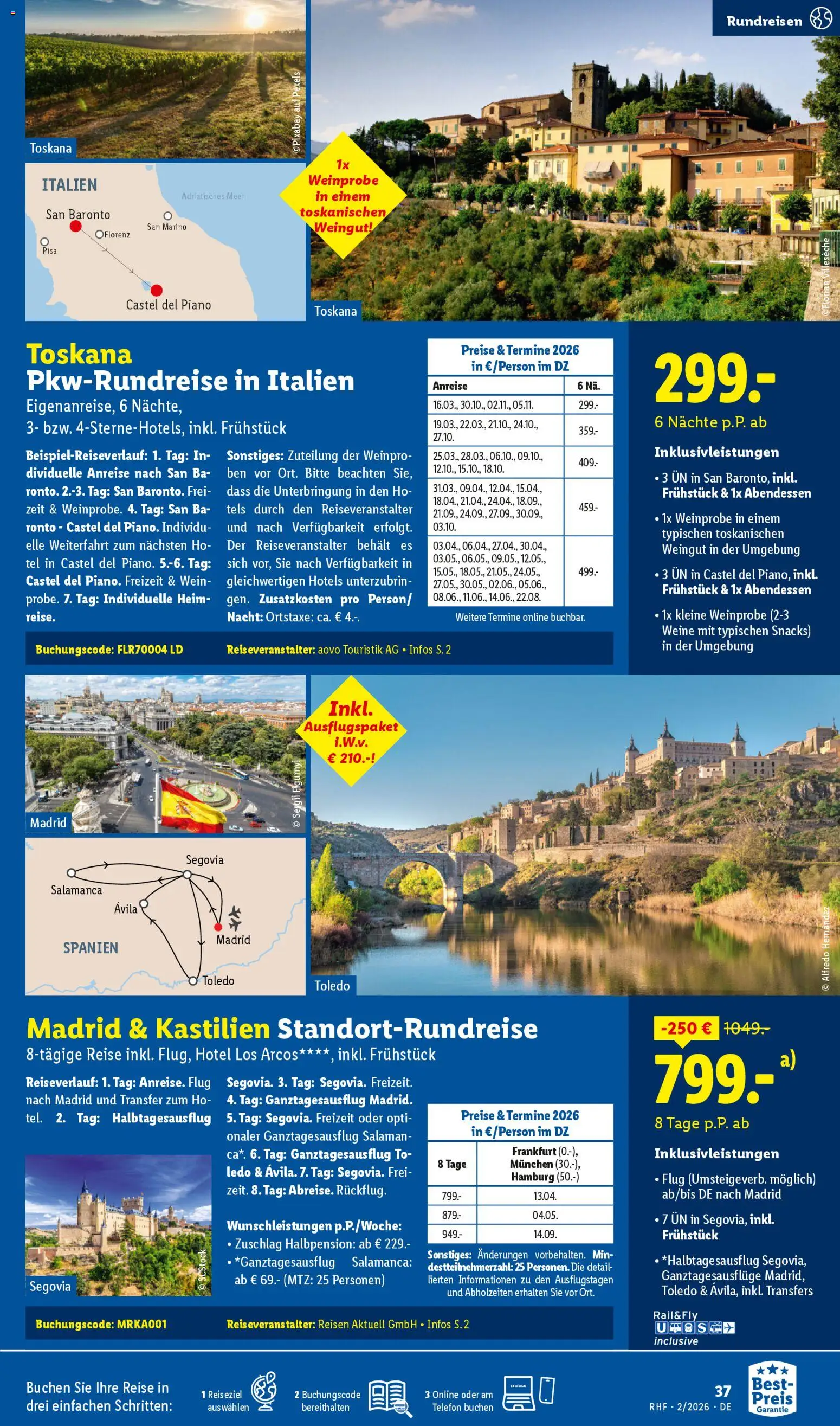 Lidl Reisen Prospekt 	 – gültig ab 31.01.2026 | Seite: 37 | Produkte: Wein, Telefon