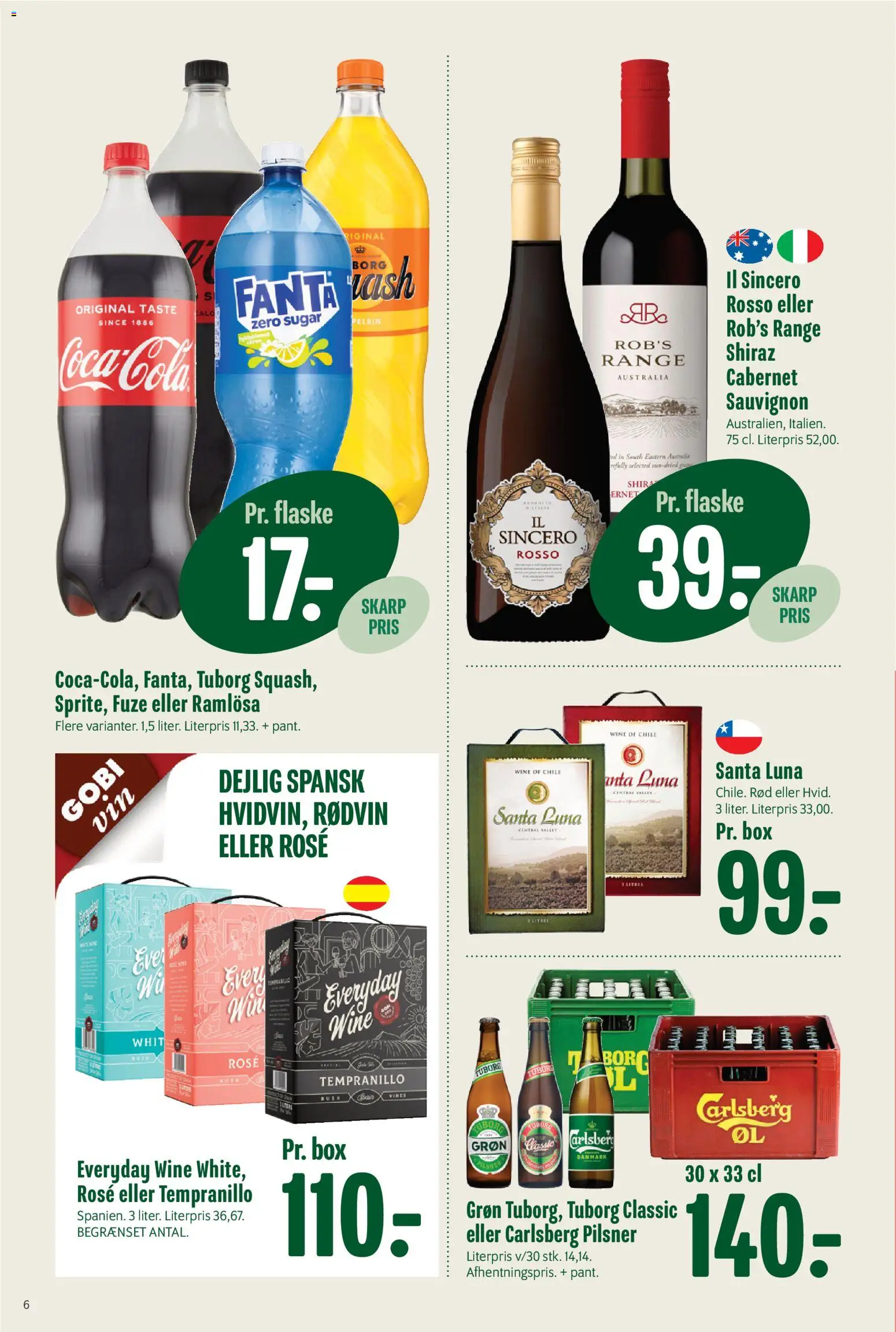 Min Købmand tilbudsavis – gyldig fra 10.04.2026 | Side: 6 | Produkter: Fanta