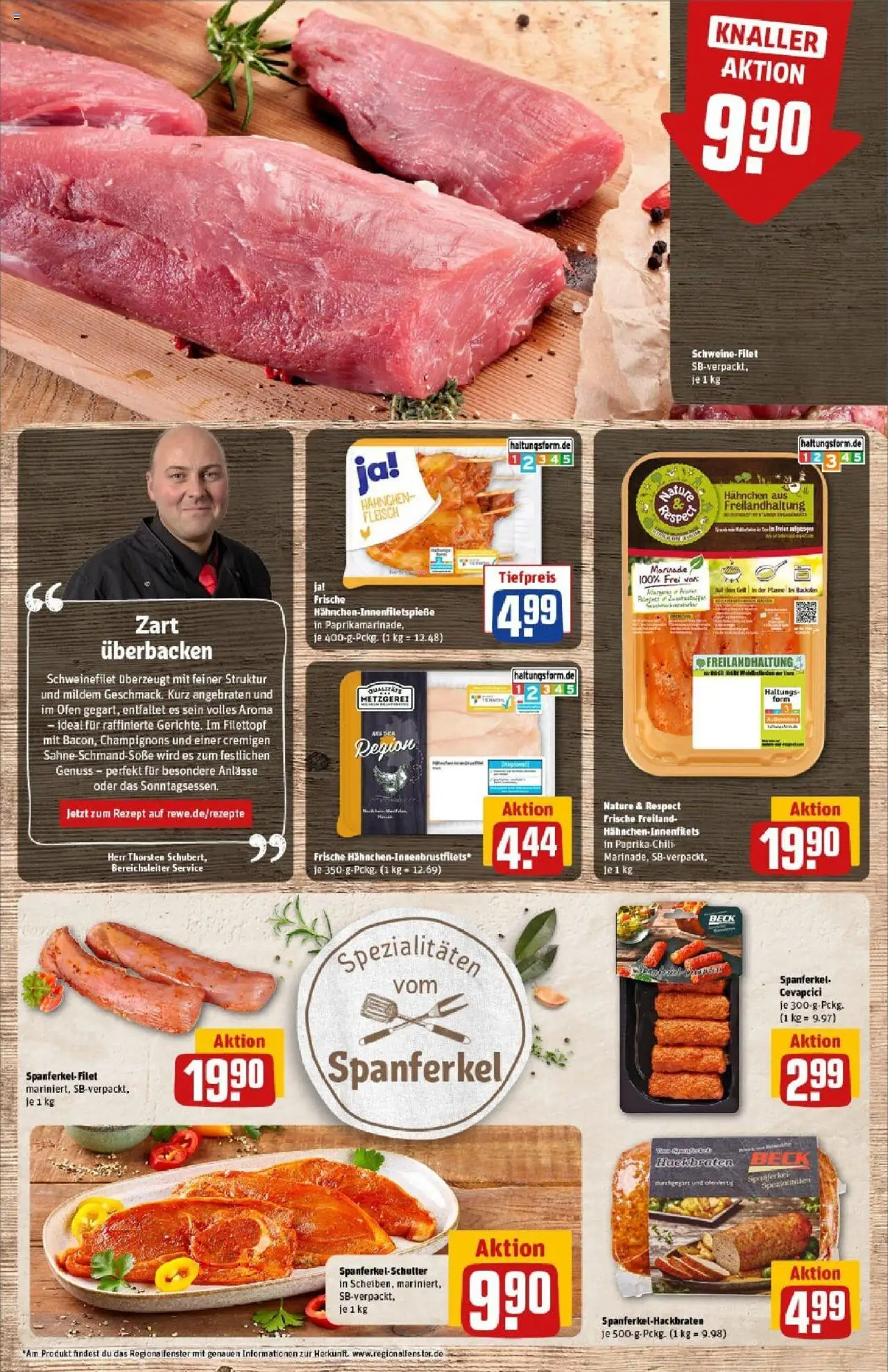 Rewe prospekt Bergneustadt	 - gültig ab dem 06.07.2025 | Seite: 8 | Produkte: Ofen, Schweinefilet, Champignons, Fleisch