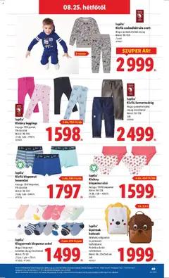 Lidl akciós ujság - amely érvényes a következő dátumtól: 21.08.2025 | Oldal: 49