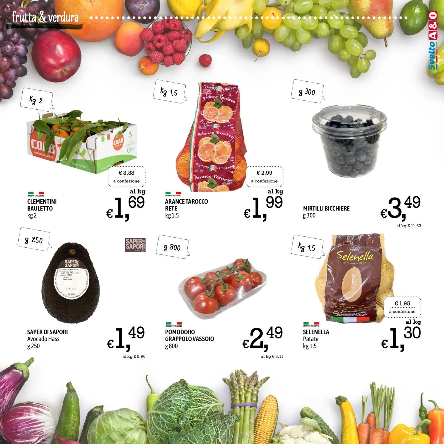 Volantino A&O del 11.12.2025 | Pagina: 5 | Prodotti: Arance, Patate, Pomodoro, Vassoio