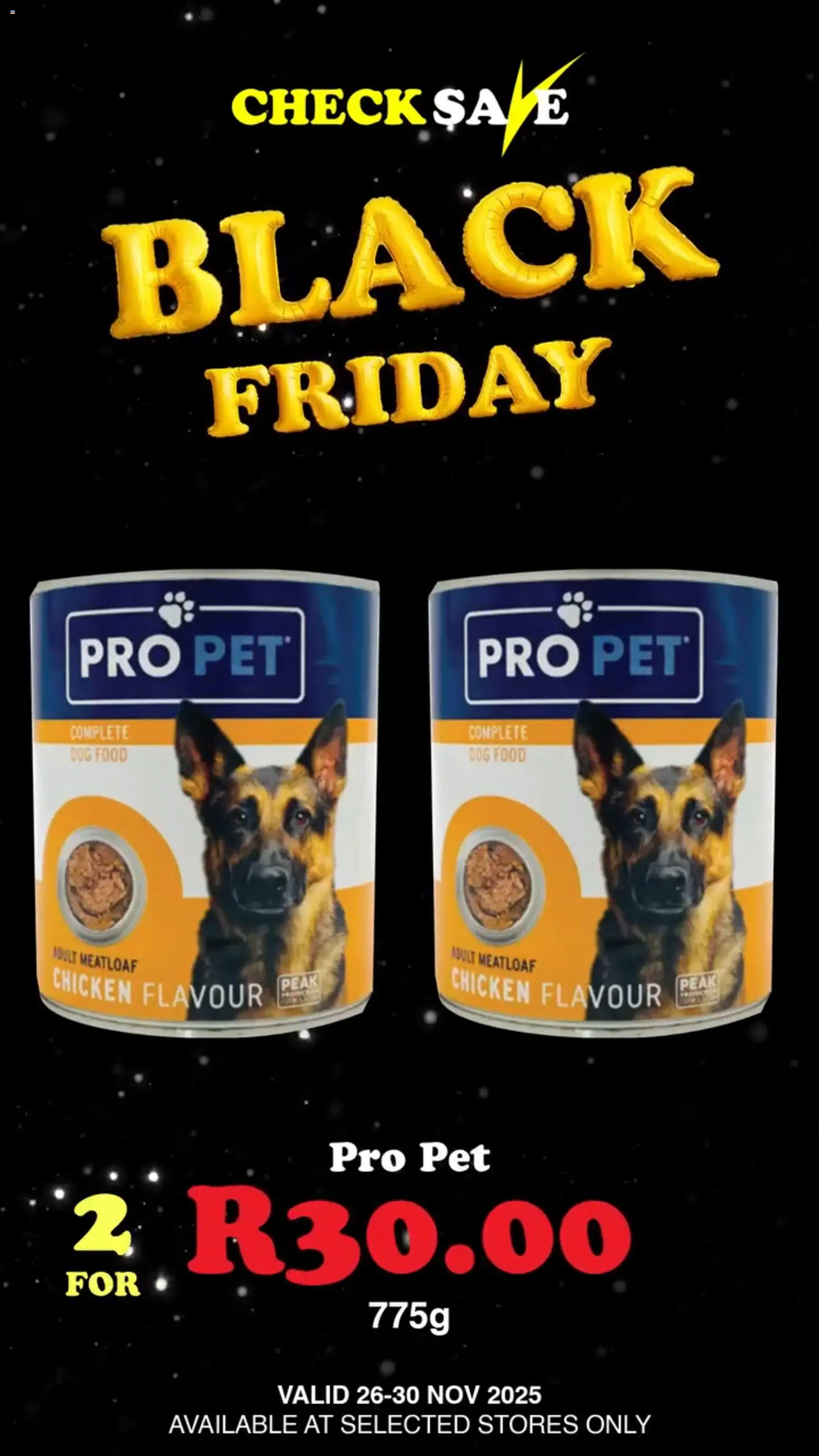 New Check Save catalogue – valid from 26.11.2025 | Page: 26 | Products: Chicken, Dog food