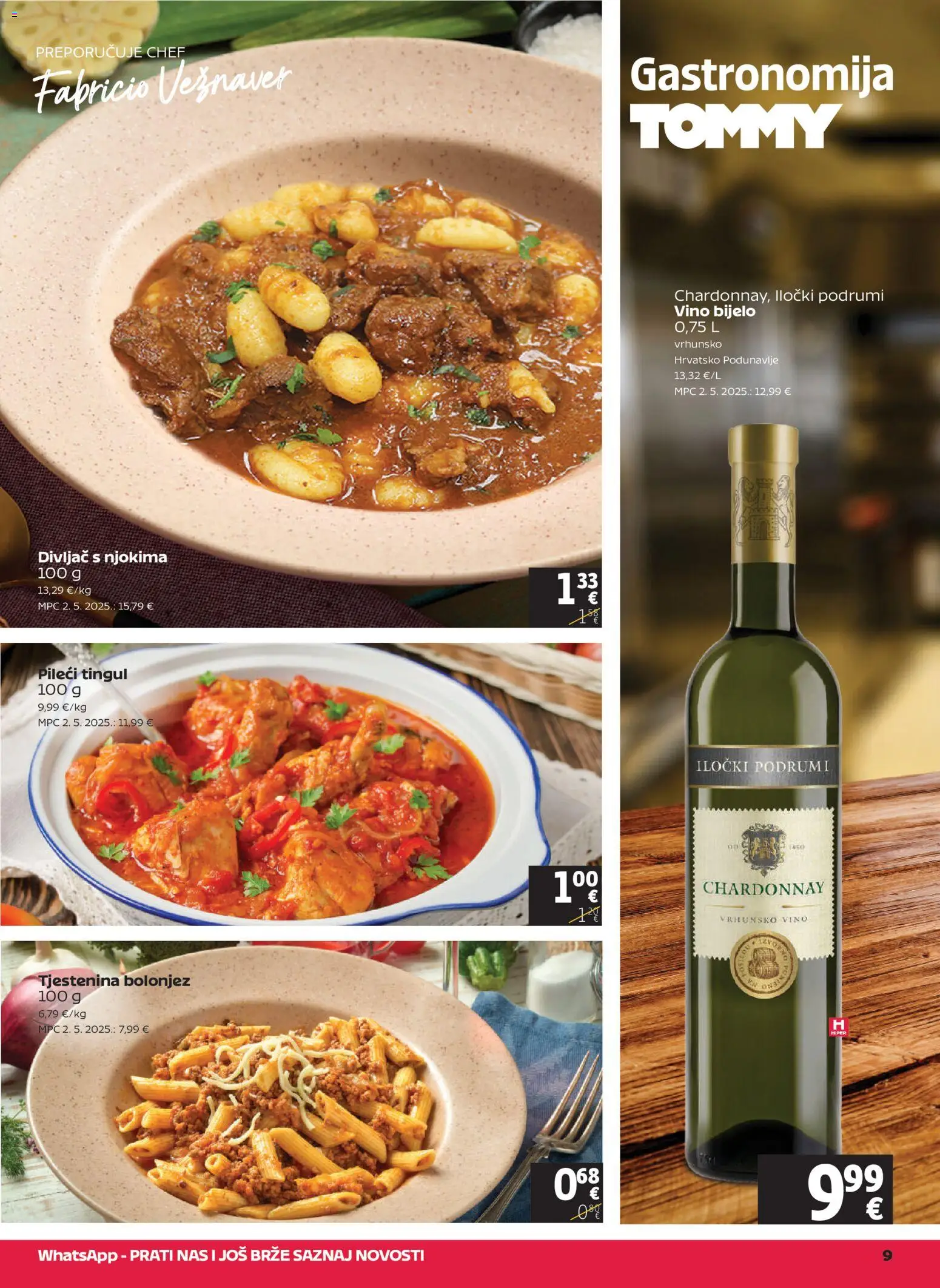 Tommy katalog | vrijedi od 05.03.2026 | Stranica: 9 | Proizvodi: Vino, Tjestenina