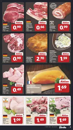Famila Nordwest - Black Friday ab 24.11.2025 gültig | Seite: 7 | Produkte: Hahnchen, Gulasch, Schinken, Steak