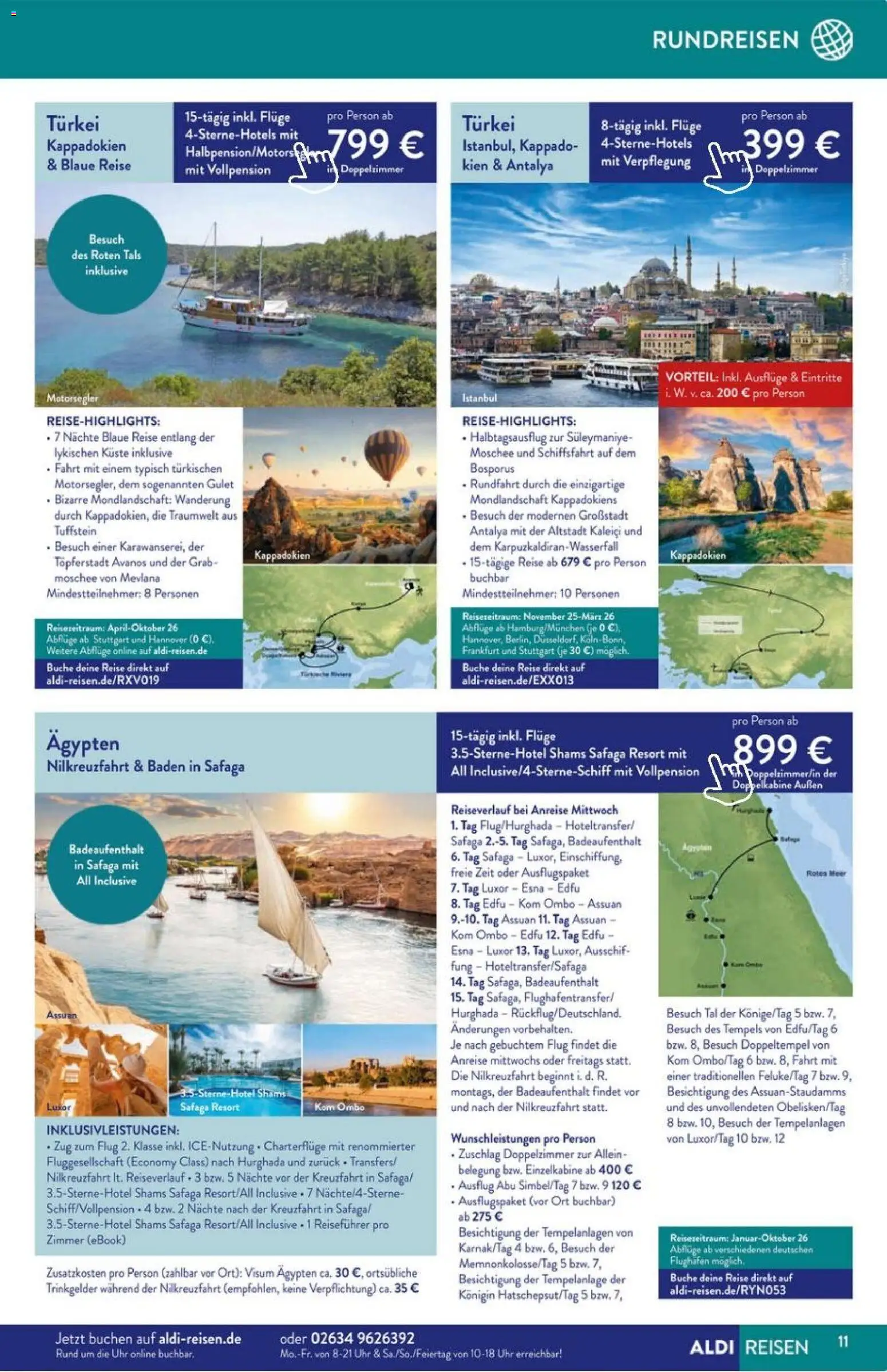 Aldi Süd Reisemagazin November 2025 – gültig ab 01.11.2025 | Seite: 11