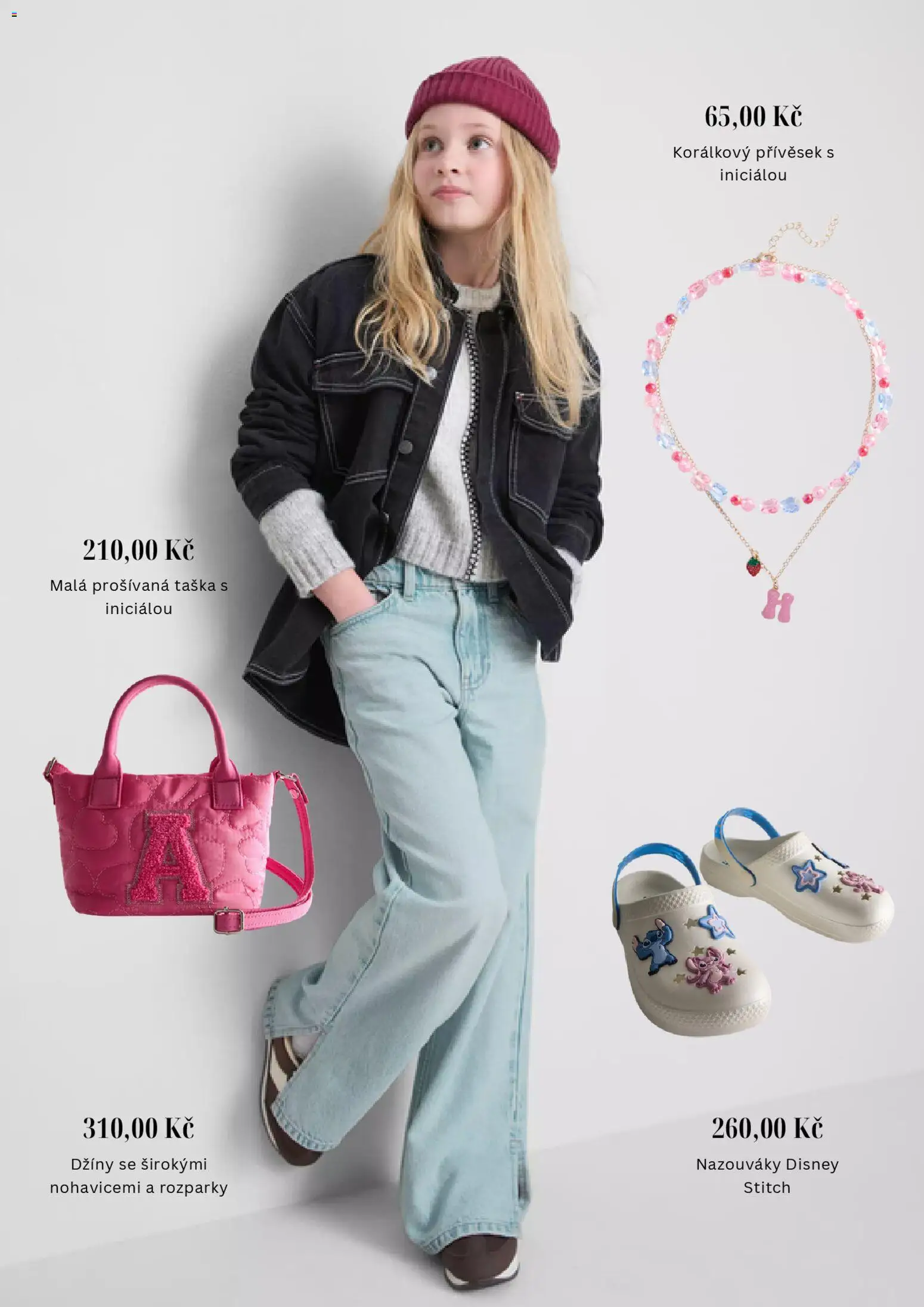 PRIMARK nabídka od 20.02.2026 | Strana: 4 | Produkty: Džíny, Taška, Stitch