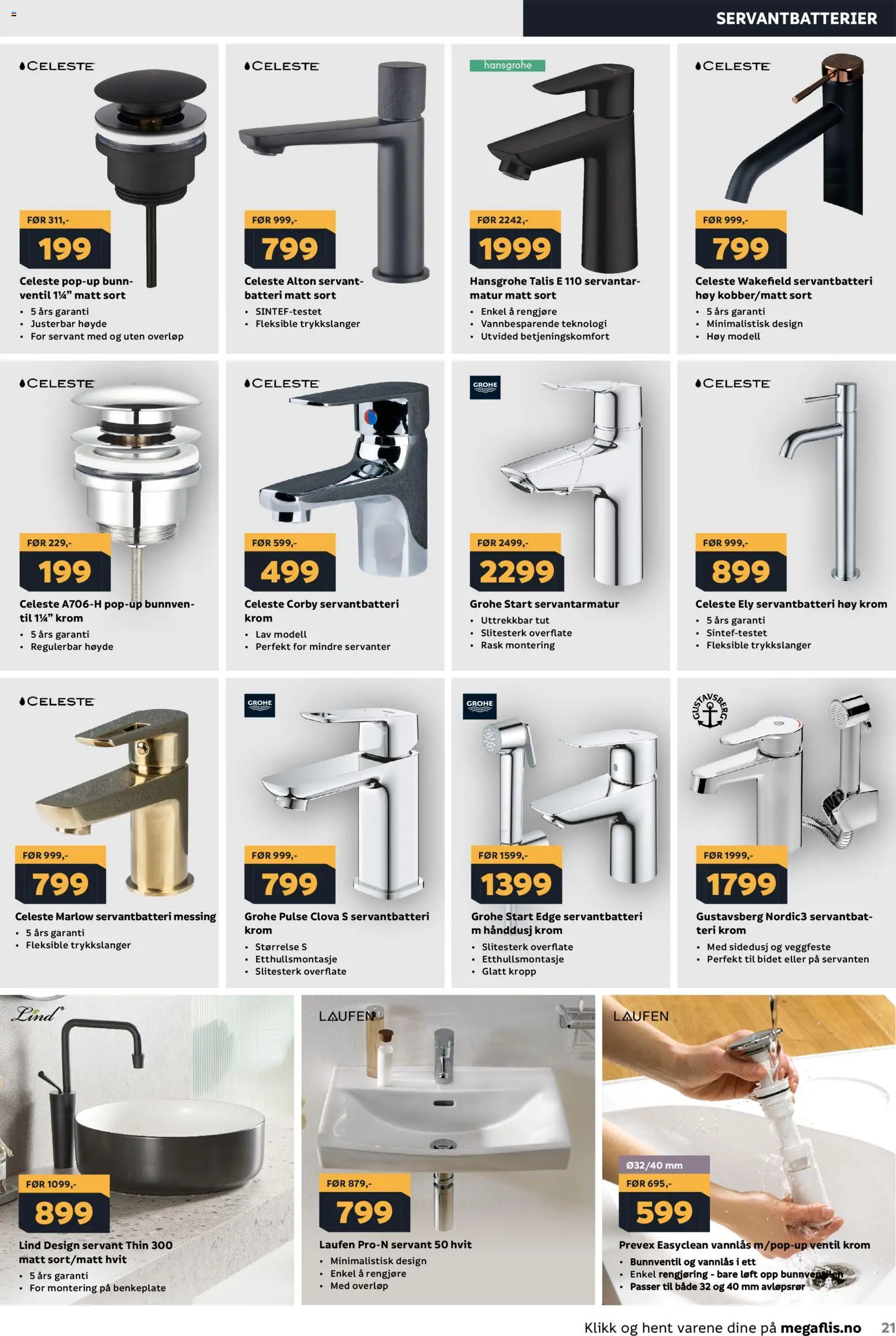 {H1} | Side: 21 | Produkter: Servant, Batteri