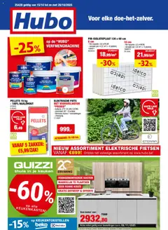 Hubo folder - Voorbeeld van een folder van Hubo, geldig van 15.10.2025