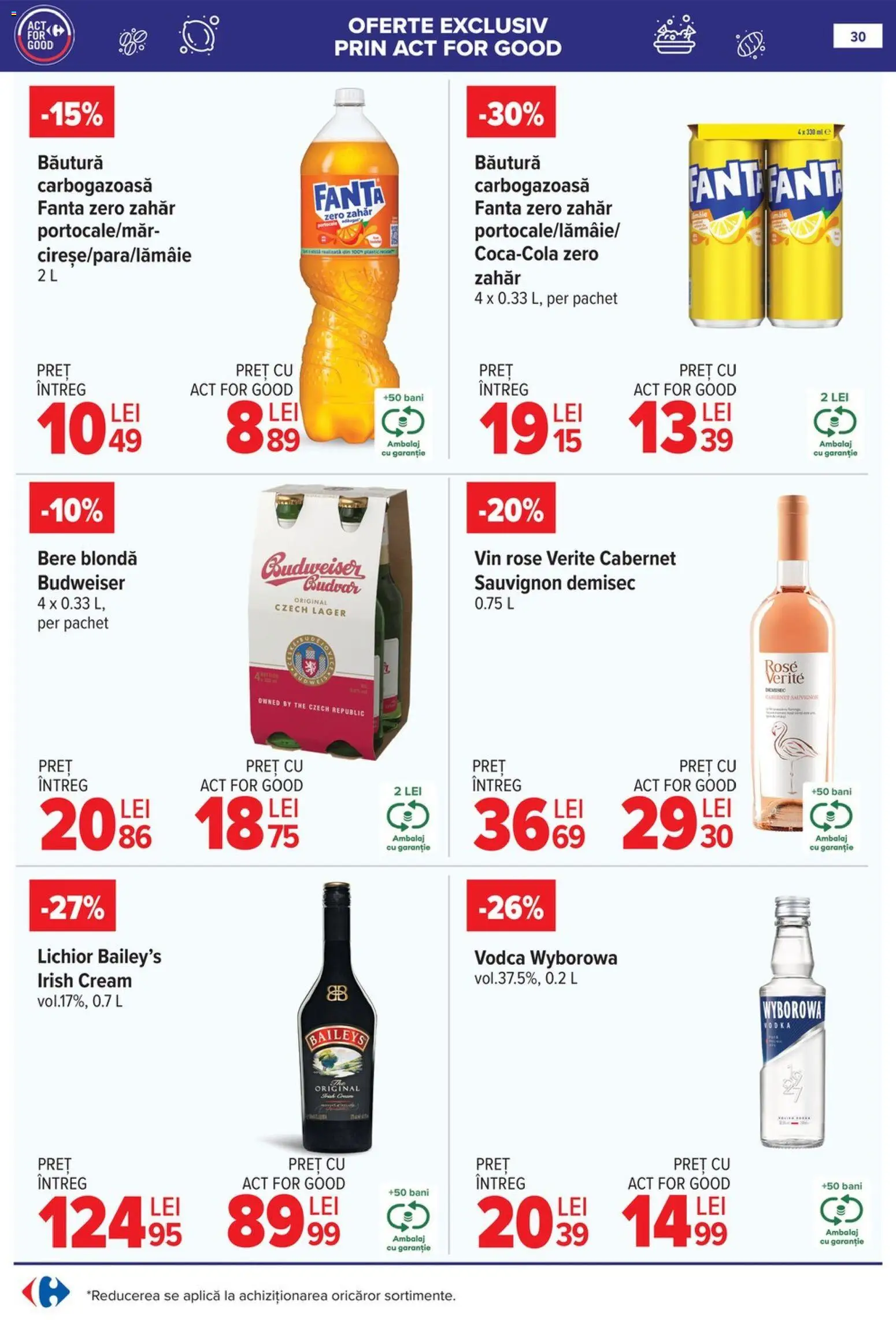 Noul catalog Carrefour – valabil de la 29.04.2026 | Pagină: 31 | Produse: Su ısıtıcı, Vin, Bere, Vodka