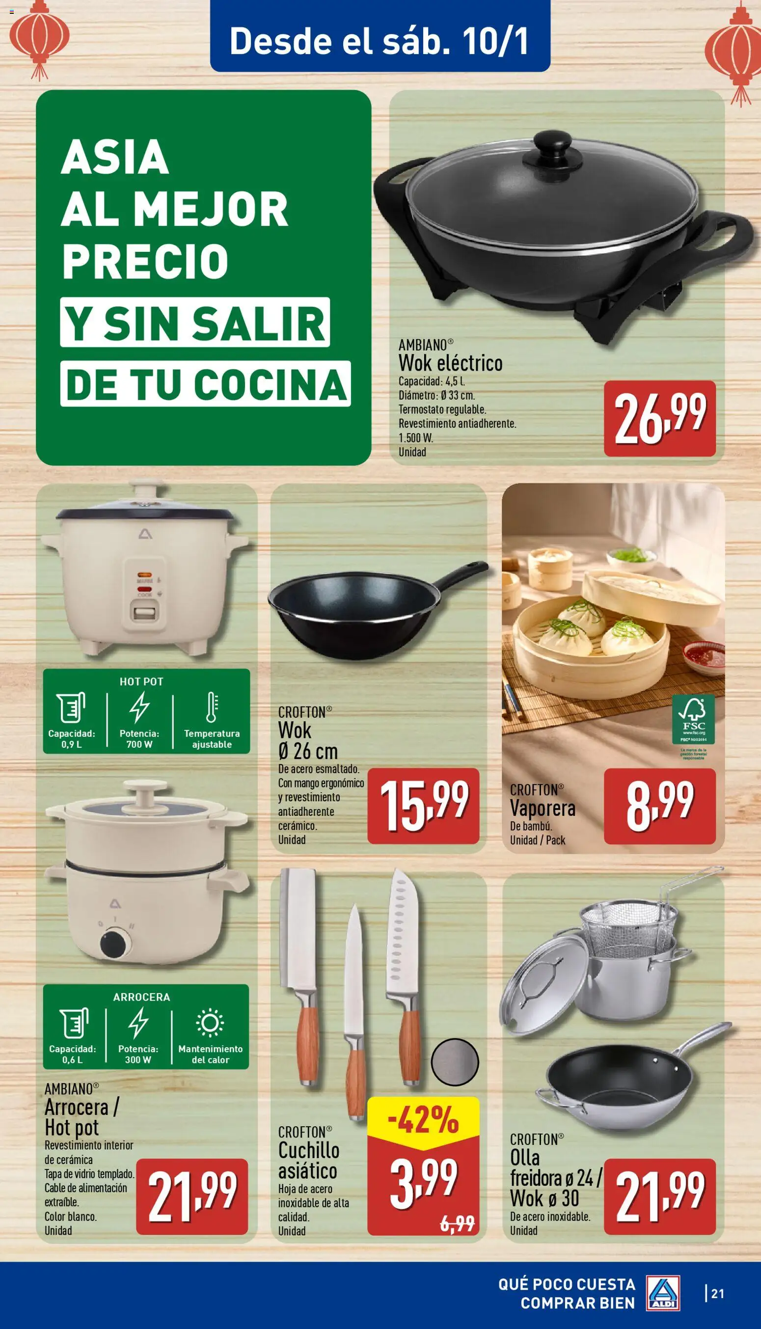 Aldi folleto Canarias │ válido desde el 05.01.2026 | Página: 21 | Productos: Cable, Cocina, Ρούτερ, Freidora