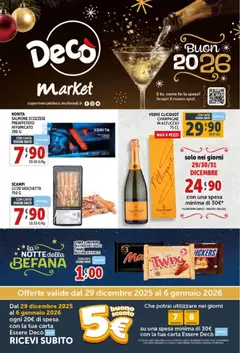 Anteprima del volantino Decò Market - Napoli catalogo valido a partire dal 29.12.2025