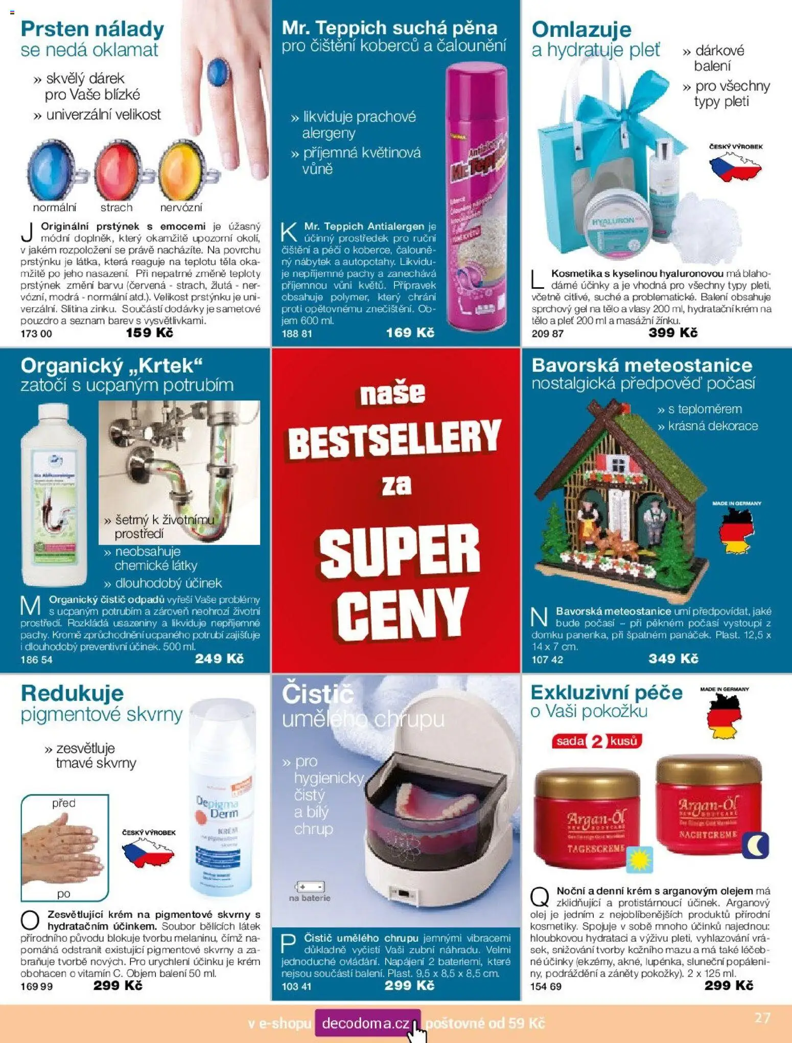 Decodoma katalog od 10.11.2025 | Strana: 27 | Produkty: Sprchový gel, Olej, Baterie, Dekorace