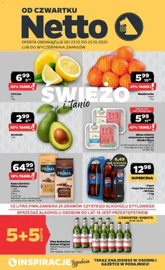 Pogląd oferty "Netto gazetka - Spożywcza" - ważna od 23.10.2025